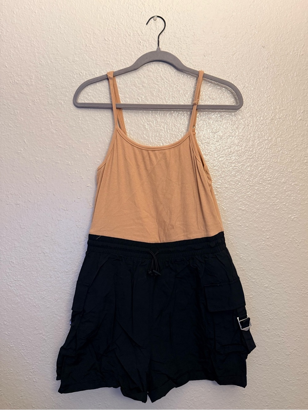 Two-Tone Tank Romper